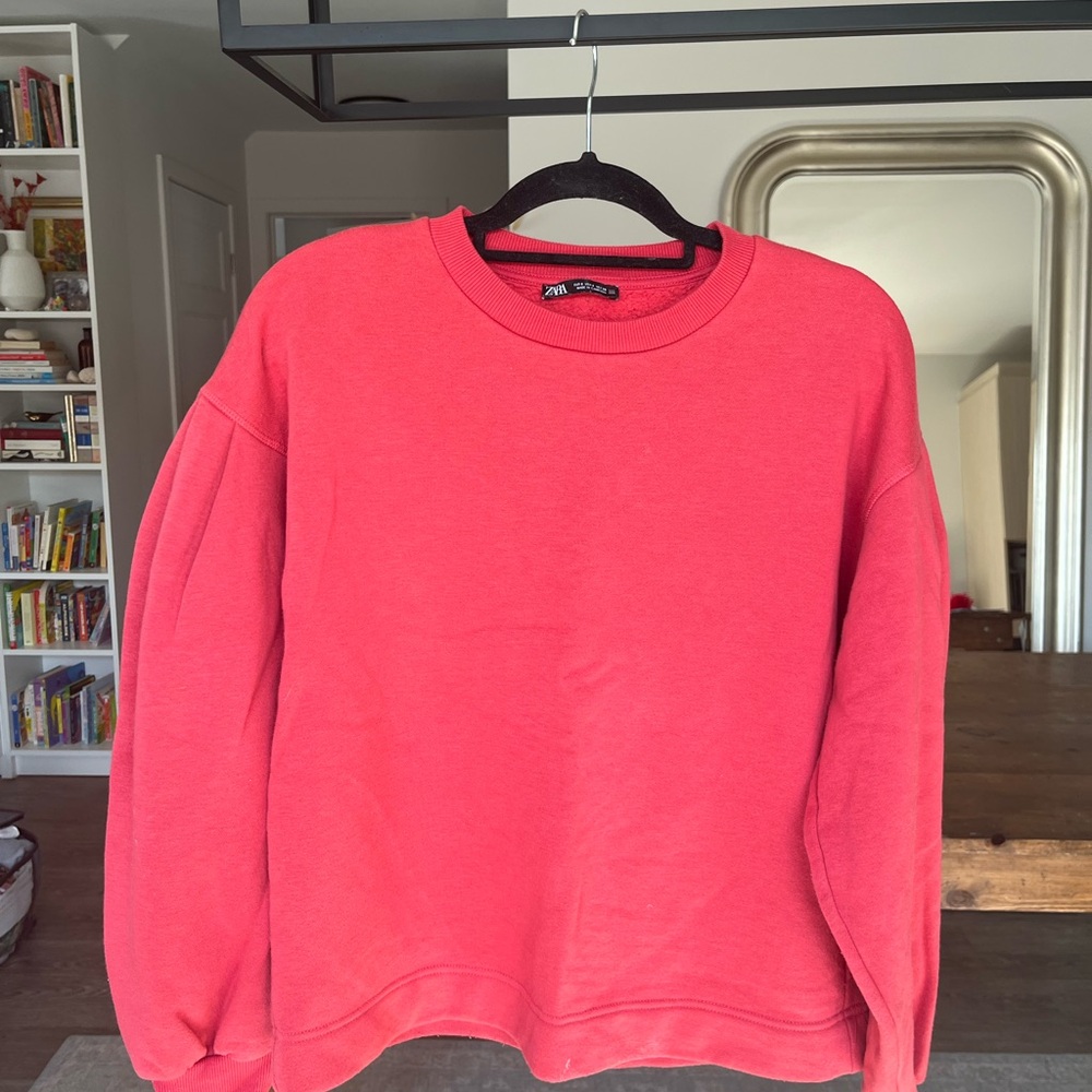 Zara Coral Sweatshirt